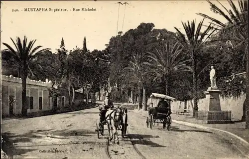 Ak Mustapha Alger Algerien, Rue Michelet