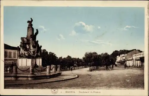 Ak Marnia Maghnia Algerien, Boulevard de France