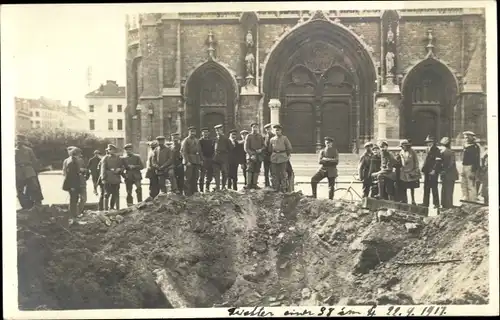 Ak Oostende Ostende Westflandern, Kriegszerstörung 1. WK