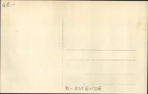 Ak Oostende Ostende Westflandern, Kriegszerstörung 1. WK, Kinder