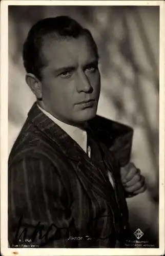 Ak Schauspieler Viktor Staal, Portrait, Autogramm