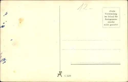 Ak Schauspieler Viktor Staal, Portrait, Autogramm