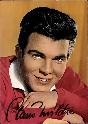 Ak Schauspieler Claus Wilcke, Portrait, Autogramm