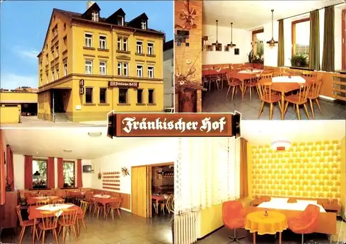 Ak Bayreuth in Oberfranken, Fränkischer Hof, Rathenaustraße 28, Inh. Bänsch