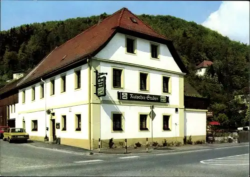 Ak Bad Berneck im Fichtelgebirge Bayern, Gasthaus