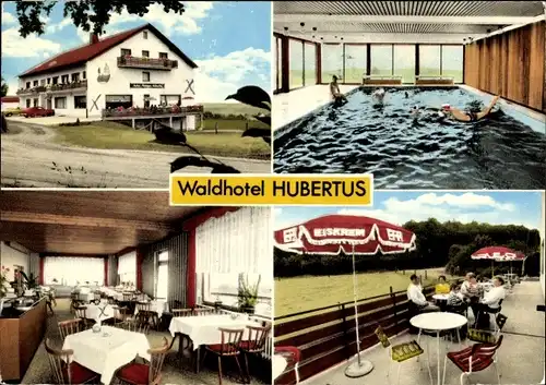 Ak Oberzeuzheim Hadamar in Hessen, Waldhotel Hubertus