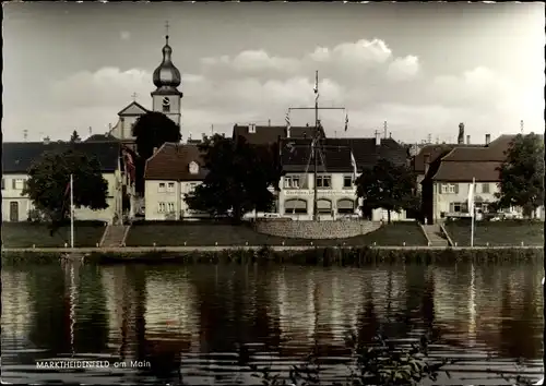 Ak Marktheidenfeld im Spessart Unterfranken, Kirche, Stadtansicht