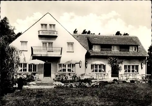 Ak Fuhrberg Burgwedel Niedersachsen, Waldgaststätte Tanneneck, Inh. E. Krüger