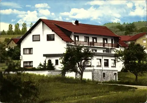 Ak Lahr Waldbrunn im Westerwald, Haus Westerwald, Außenansicht