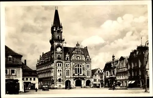 Ak Frýdlant v Čechách Friedland in Böhmen Reg Reichenberg, Namesti