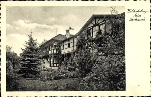 Ak Pößneck im Saale Orla Kreis, Walderholungsheim