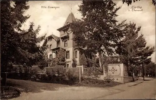 Ak Hartha Hintergersdorf Tharandt im Erzgebirge, Villa Ernemann