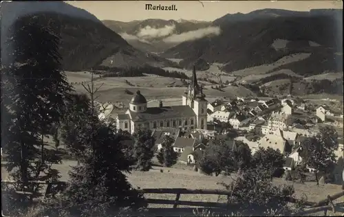 Foto Ak Mariazell Steiermark, Wallfahrtsort, Basilika Mariä Geburt