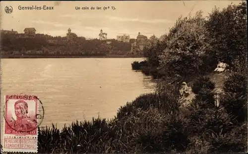 Ak Genval les Eaux Rixensart Wallonien Wallonisch Brabant, Un coin du lac