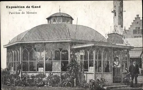 Ak Gand Gent Ostflandern, Exposition, Pavillon de Monaco
