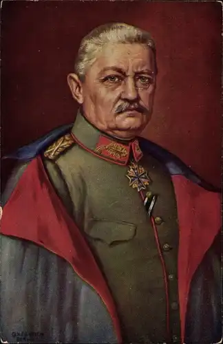 Künstler Ak Generalfeldmarschall Karl von Bülow, Portrait in Uniform