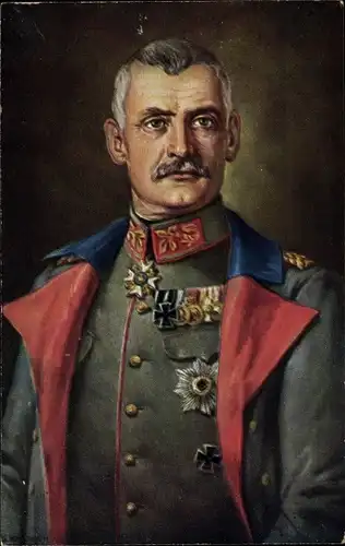 Künstler Ak Kronprinz Rupprecht von Bayern, Portrait in Uniform, Orden