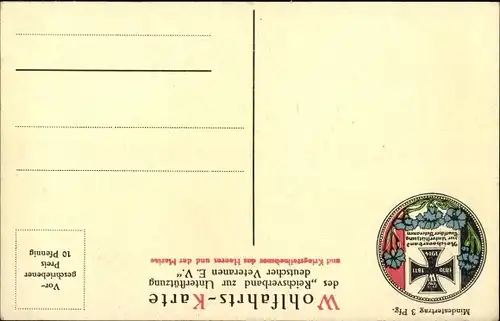 Ak Generaloberst Karl von Bülow, Portrait in Uniform, I. WK, Wohlfahrtskarte