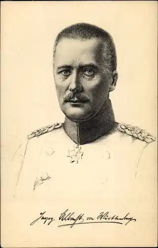 Ak Herzog Albrecht von Württemberg