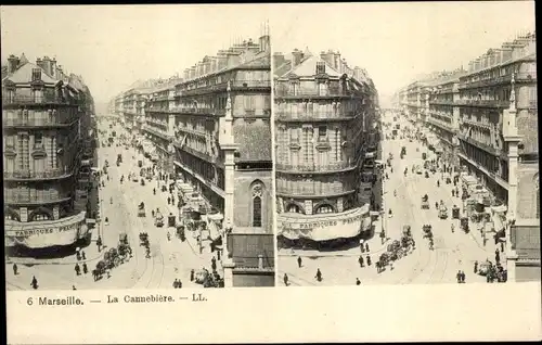 Stereo Ak Marseille Bouches du Rhône, La Cannebière