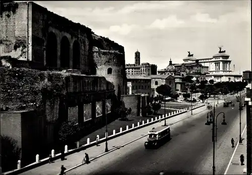 Ak Roma Rom Lazio, Via dei Fori Imperiali