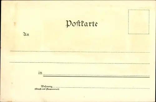 Litho Hornberg im Ortenaukreis Baden Württemberg, Volkstracht, Schlosshotel, Gesamtansicht