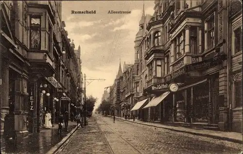 Ak Remscheid im Bergischen Land, Alleestraße