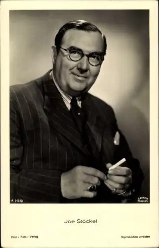 Ak Schauspieler Joe Stöckel
