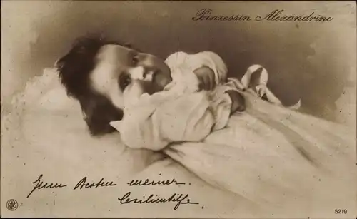Ak Prinzessin Alexandrine von Preußen, Cecilienhilfe