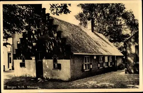 Ak Bergen Nordholland Niederlande, Museum, Gebäude
