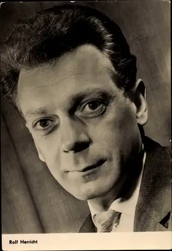 Ak Schauspieler Rolf Herricht, Portrait