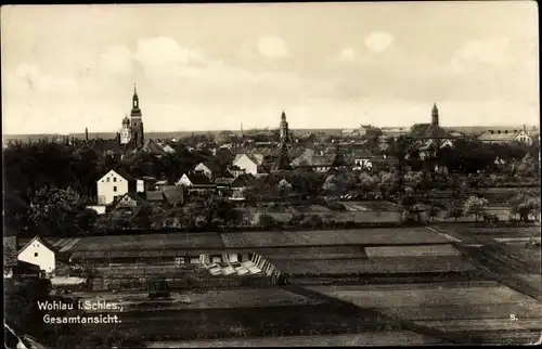 Ak Wołów Wohlau Schlesien, Gesamtansicht