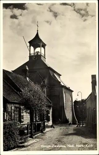 Ak Hooge Zwaluwe Nordbrabant, Ned. Herv. Kerk