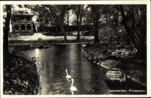 Ak Leeuwarden Friesland Niederlande, Prinsentuin