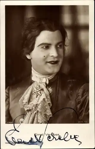 Ak Schauspieler Ernst Verebes, Portrait