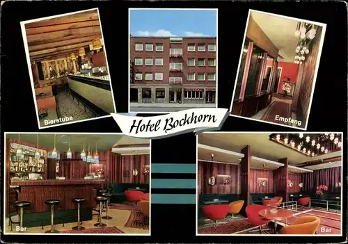 Ak Münster in Westfalen, Hotel Bockhorn, Bremer Straße 24, Inh. Günther Bockhorn