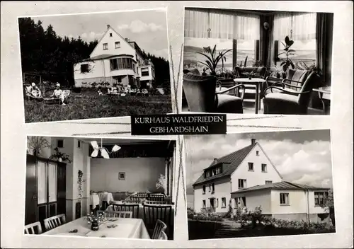 Ak Gebhardshain im Westerwald, Kurhaus Waldfrieden, Müttererholungsheim
