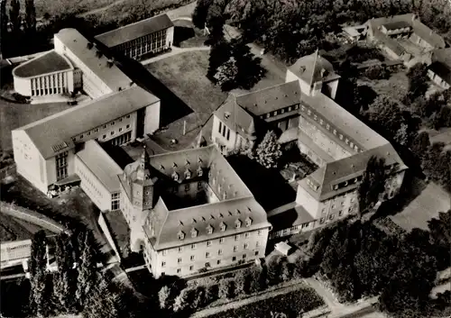 Ak Walberberg Bornheim am Rhein, Dominikanerkloster St. Albert, Luftbild