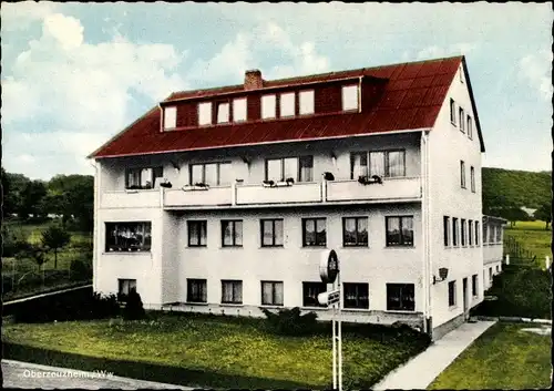 Ak Oberzeuzheim Hadamar in Hessen, Pension Tannenwald, Außenansicht