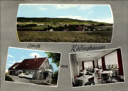 Ak Rödinghausen Westfalen, Cafe Restaurant Farthmann, Außenansicht, Ortsansicht