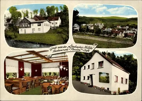 Ak Limbach im Westerwald, Restaurant Pension Cafe Zur Limbacher Mühle