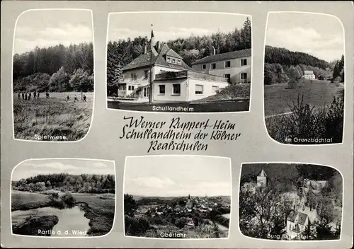 Ak Oberlahr an der Wied Westerwald, Werner Ruppert-Heim, Schullandheim der Kölner Realschulen