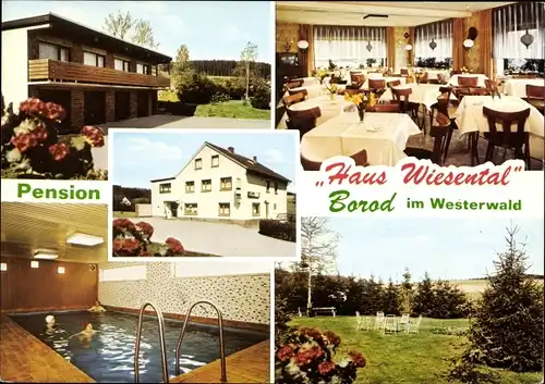 Ak Borod im Westerwald, Haus Wiesental Pension