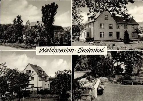 Ak Mörsdorf im Hunsrück, Waldpension Lindenhof, Garten