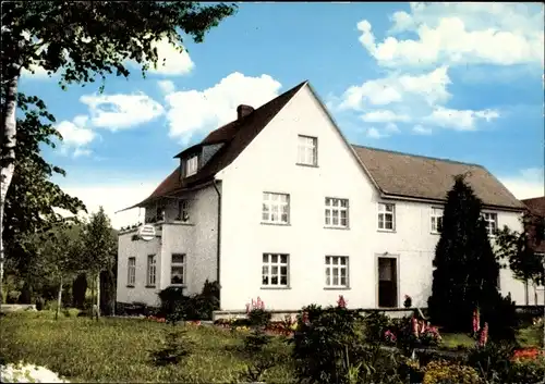 Ak Mörsdorf im Hunsrück, Waldpension Lindenhof, Außenansicht