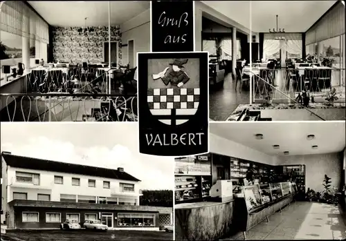 Ak Valbert Meinerzhagen im Sauerland, Bäckerei Konditorei Cafe am Ebbehang