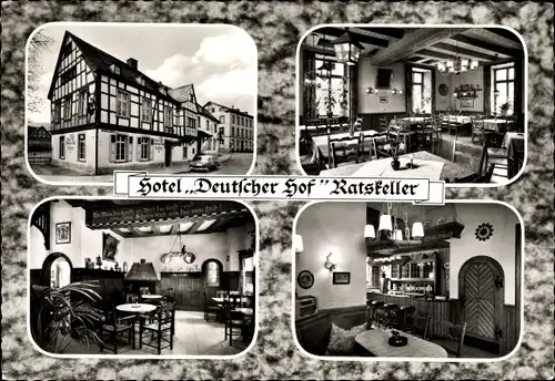 Ak Bad Neuenahr Ahrweiler, Hotel Deutscher Hof, Ratskeller