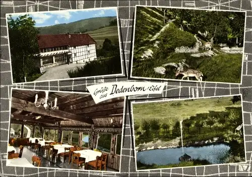 Ak Dedenborn Simmerath in der Eifel, Speise Restaurant Karola Reinartz, Haus Ruhrblick