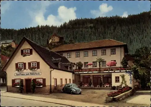 Ak Bühlertal im Schwarzwald, Pension Gasthaus zum Rebstock