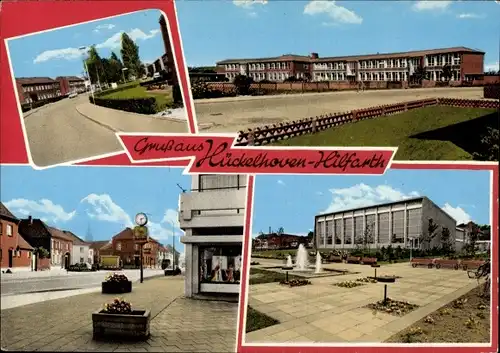 Ak Hilfarth Hückelhoven Nordrhein Westfalen, Straßenansicht, Teilansichten